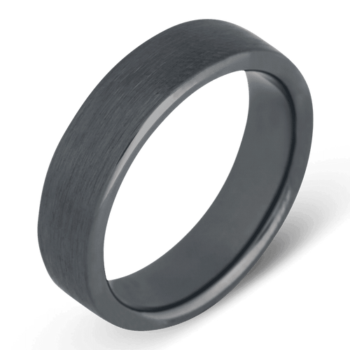 Men's Titanium Wedding Ring with 8mm Satin Band | Bonzerbands