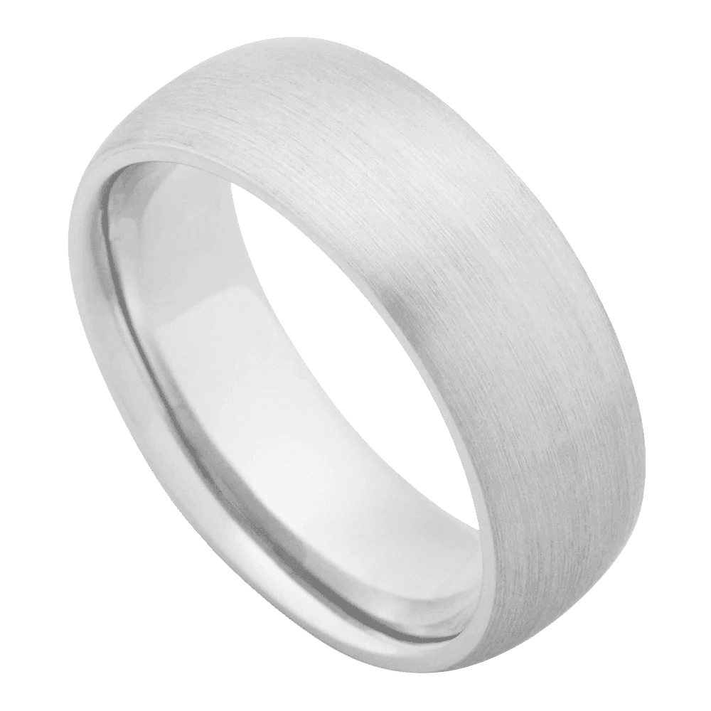 Men's 14k Solid Gold Wedding Ring with 8mm Solid 14k Gold Band | Bonzerbands