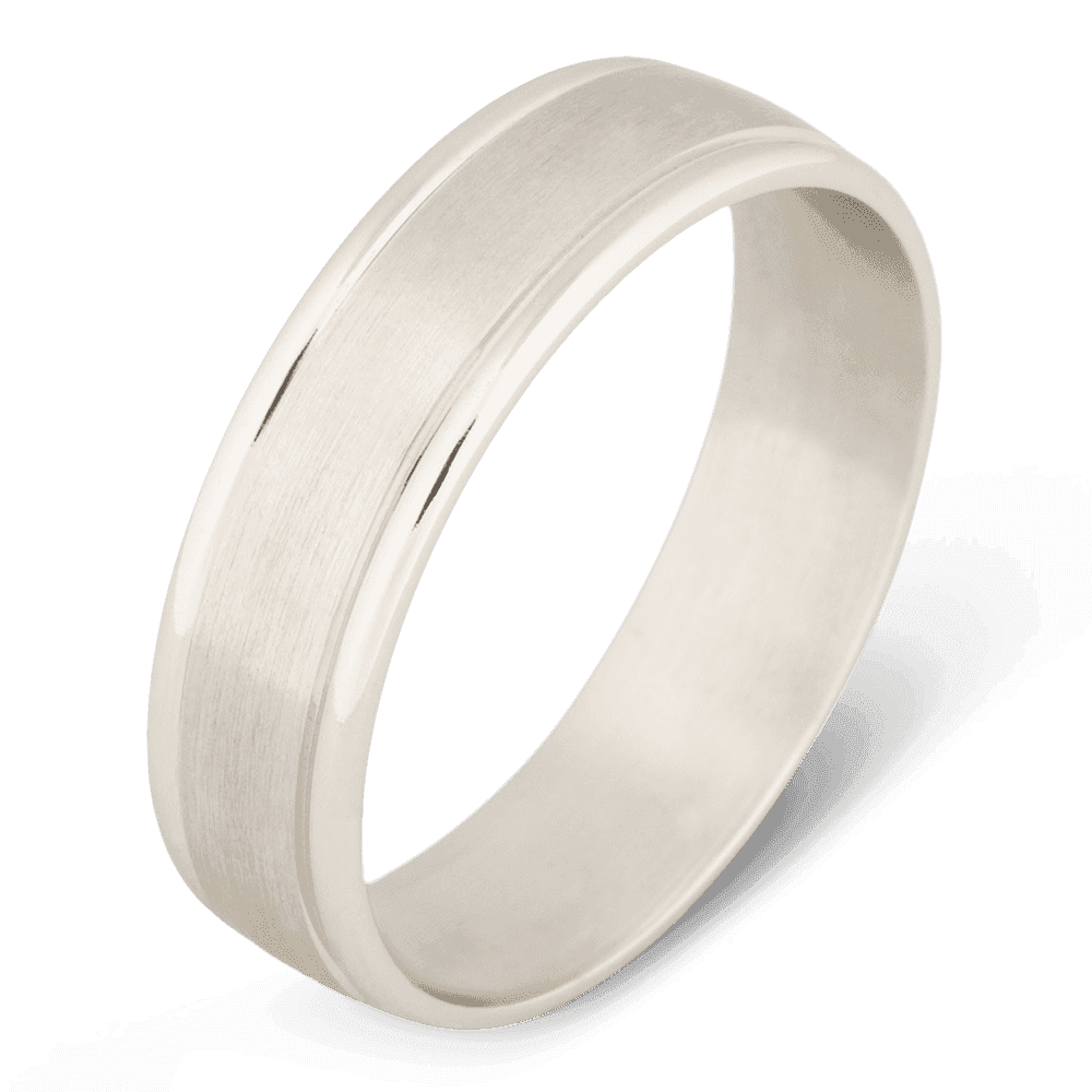 Men's Gold Wedding Ring with 6mm Solid 14k Gold Band | Bonzerbands