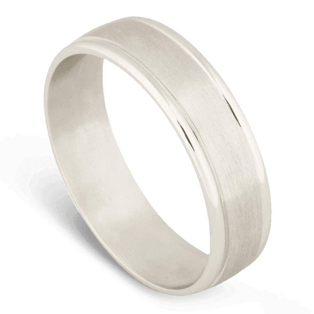 Men's Gold Wedding Ring with 6mm Solid 14k Gold Band | Bonzerbands
