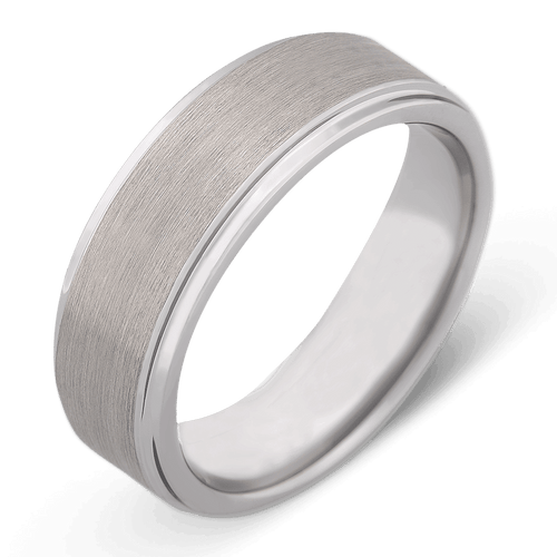 Men's Tungsten Wedding Ring with 6mm | 8mm Matte Finish Band | Bonzerbands
