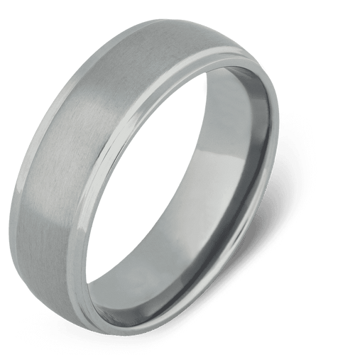 Men's Tantalum Wedding Ring with 7mm Satin Finish Band | Bonzerbands