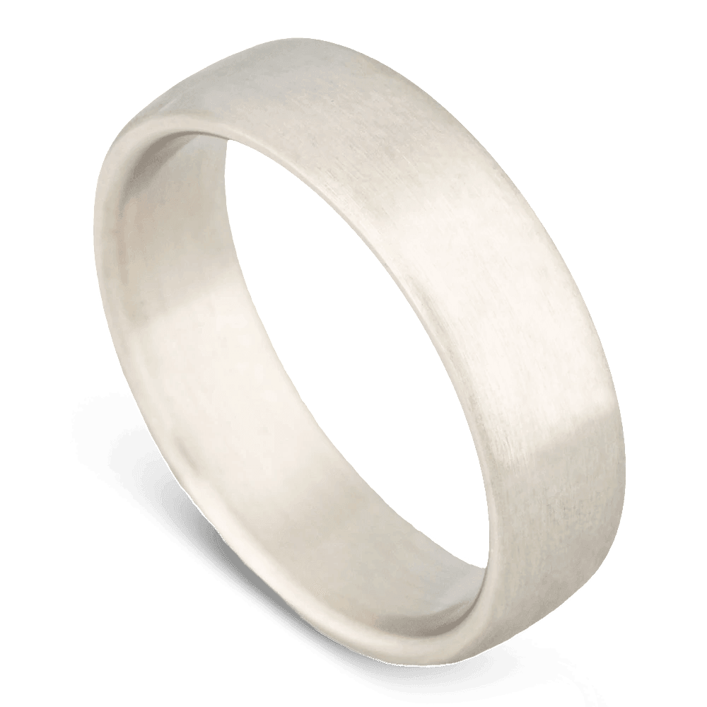 Men's Gold Wedding Ring with 6.5mm Platinum Band | Bonzerbands