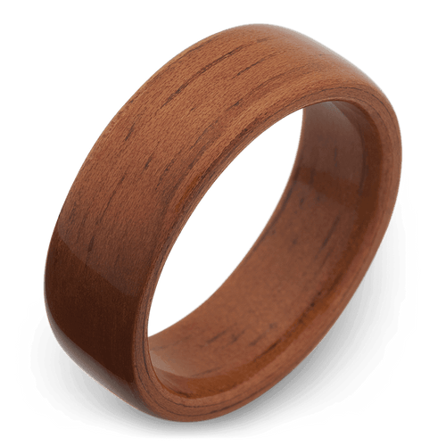 Men's Koa Wood Wedding Ring with 8mm Water-Resistant Band | Bonzerbands