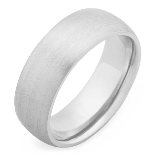 Men's 14k Solid Gold Wedding Ring with 8mm Matte Band | Bonzerbands